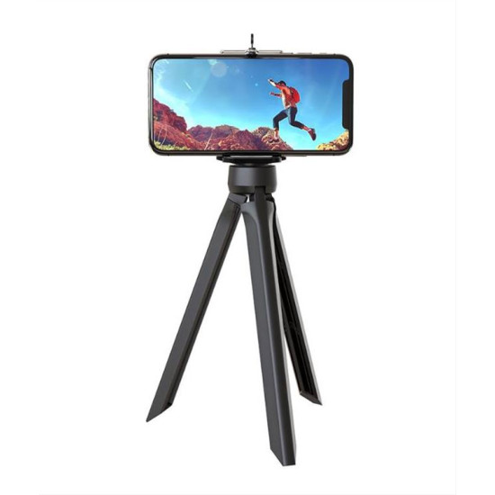 Μίνι τρίποδο One Plus NE5129, Πολλαπλων χρησεων, 19cm, Μαυρο