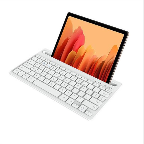 LAMTECH BT 5.0 KEYBOARD WITH IPAD AND MOBILE STAND WHITE