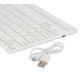 LAMTECH BT 5.0 KEYBOARD WITH IPAD AND MOBILE STAND WHITE