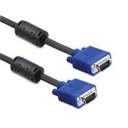 POWERTECH Καλώδιο VGA HD σε VGA HD 15 CAB-G004, 2x Ferrites, μαύρο, 10m POWERTECH Καλώδιο VGA HD σε VGA HD 15 CAB-G004, 2x Ferrites, μαύρο, 10m