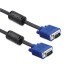 POWERTECH Καλώδιο VGA HD σε VGA HD 15 CAB-G004, 2x Ferrites, μαύρο, 10m