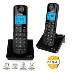ΑΣΥΡΜΑΤΟ ΤΗΛΕΦΩΝΟ ALCATEL S250 DUO ΜΑΥΡΟ GR