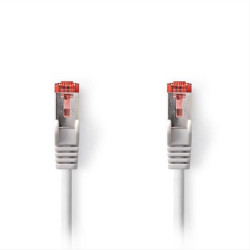 NEDIS Καλώδιο δικτύου CAT 6, S/FTP patchcable, 2m, σε γκρί χρώμα. NEDIS Καλώδιο δικτύου CAT 6, S/FTP patchcable, 2m, σε γκρί χρώμα.
