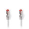 NEDIS Καλώδιο δικτύου CAT 6, S/FTP patchcable, 2m, σε γκρί χρώμα.