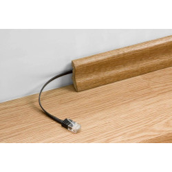 GOOBAY καλώδιο U/FTP CAT6 95387, flat, AWG 32/7, copper, 5m, μαύρο GOOBAY καλώδιο U/FTP CAT6 95387, flat, AWG 32/7, copper, 5m, μαύρο