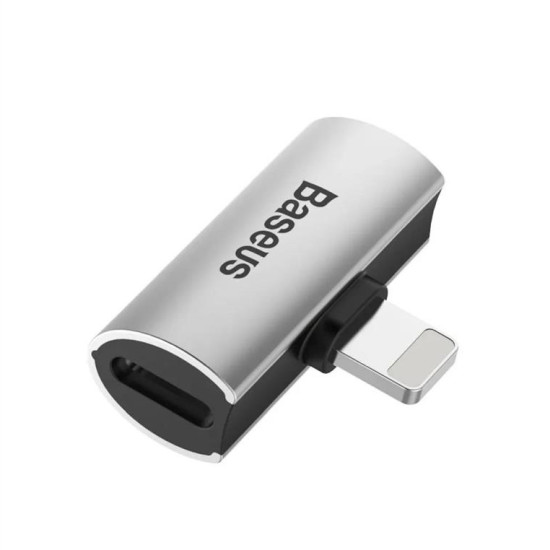 BASEUS αντάπτορας USB Type-C σε 2x USB Type-C CAL46-S1, γκρι