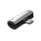 BASEUS αντάπτορας USB Type-C σε 2x USB Type-C CAL46-S1, γκρι