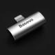 BASEUS αντάπτορας USB Type-C σε 2x USB Type-C CAL46-S1, γκρι