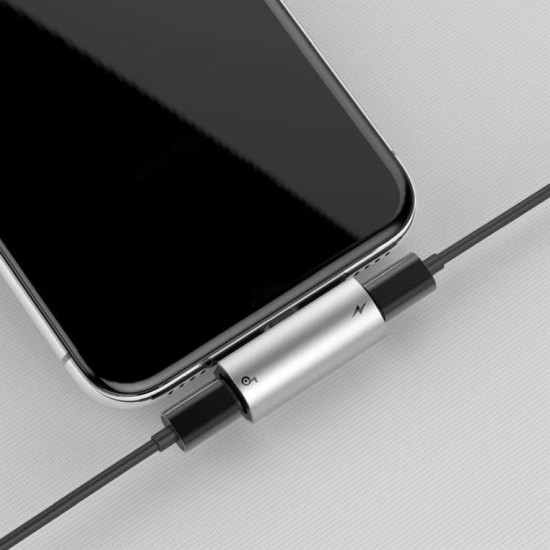 BASEUS αντάπτορας USB Type-C σε 2x USB Type-C CAL46-S1, γκρι