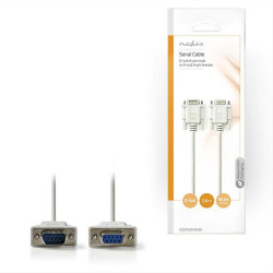 NEDIS CCGP52010IV20 Σειριακό καλώδιο, DB9 αρσ. - DB9 θηλ. 2m.