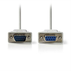 NEDIS CCGP52010IV20 Σειριακό καλώδιο, DB9 αρσ. - DB9 θηλ. 2m. NEDIS CCGP52010IV20 Σειριακό καλώδιο, DB9 αρσ. - DB9 θηλ. 2m.