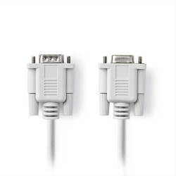 NEDIS CCGP52010IV20 Σειριακό καλώδιο, DB9 αρσ. - DB9 θηλ. 2m.