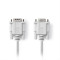 NEDIS CCGP52010IV20 Σειριακό καλώδιο, DB9 αρσ. - DB9 θηλ. 2m.