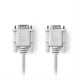 NEDIS CCGP52010IV20 Σειριακό καλώδιο, DB9 αρσ. - DB9 θηλ. 2m.