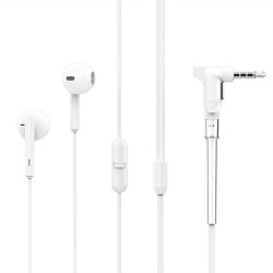 XO Wired earphones EP18 jack 3,5mm white XO Wired earphones EP18 jack 3,5mm white