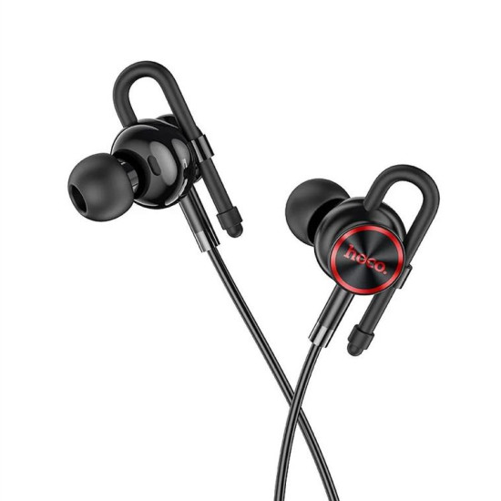 HOCO earphones Jack 3,5mm with microphone Perfection M84 black