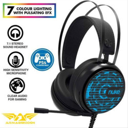 ARMAGGEDDON PRO GAMING HEADSET 7.1 NUKE 7 IRONSIGHT