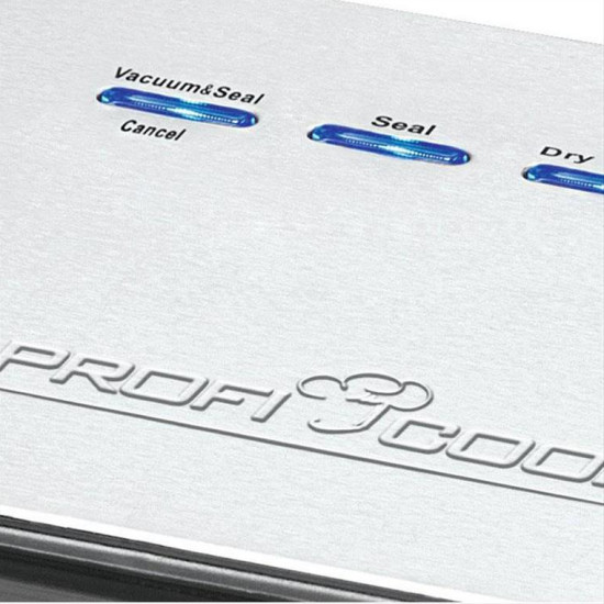 PC-VK1080 Ανοξείδωτος σακουλοποιός τροφίμων με αναρρόφηση αέρα, 120W PC-VK1080 Ανοξείδωτος σακουλοποιός τροφίμων με αναρρόφηση αέρα, 120W