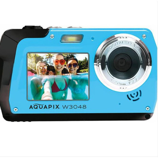 AQUAPIX WATERPROOF CAMERA W-3048 ICEBLUE EDGE AQUA10075 AQUAPIX WATERPROOF CAMERA W-3048 ICEBLUE EDGE AQUA10075