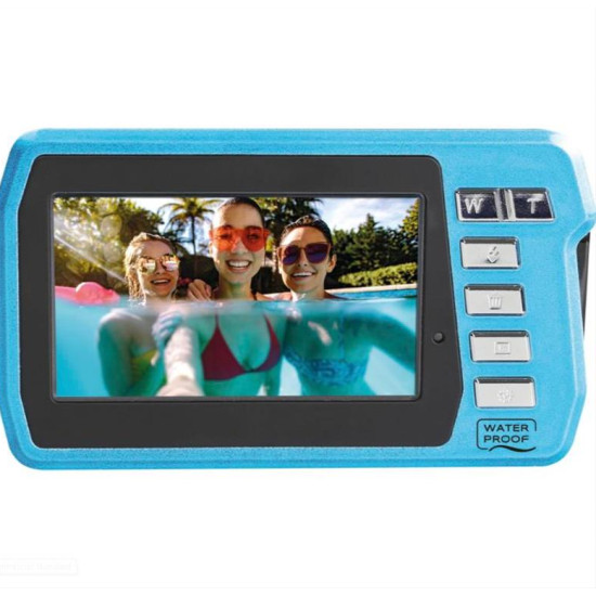 AQUAPIX WATERPROOF CAMERA W-3048 ICEBLUE EDGE AQUA10075 AQUAPIX WATERPROOF CAMERA W-3048 ICEBLUE EDGE AQUA10075