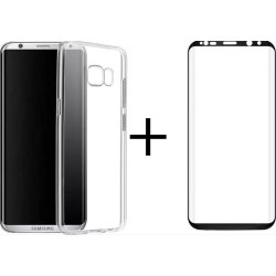 3D προστατευτικό γυαλιού + θήκη, Remax Crystal, για Samsung Galaxy S8 Plus, μαύρο 3D προστατευτικό γυαλιού + θήκη, Remax Crystal, για Samsung Galaxy S8 Plus, μαύρο