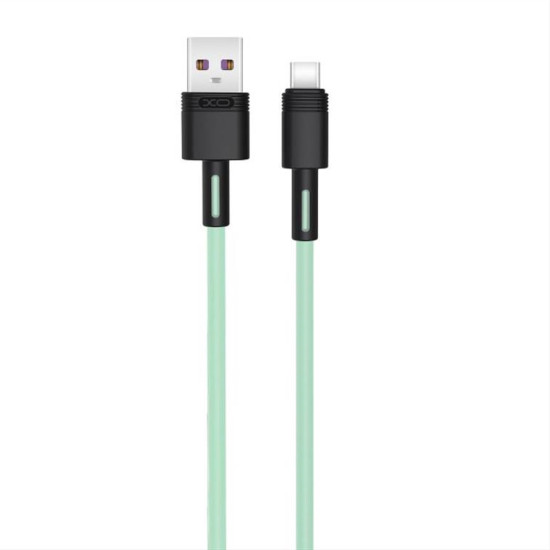 XO cable NB-Q166 USB - USB-C 1,0 m 5A green NB-Q166