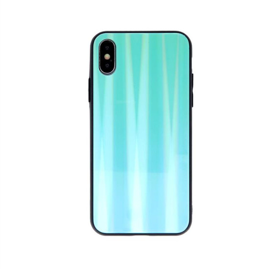 Aurora Glass case for Huawei P40 Lite E / Huawei Y7P neo mint