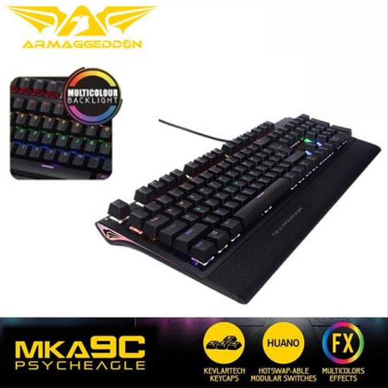 ARMAGGEDDON RGB MECHANICAL KEYBOARD MKA-9C PSYCHEAGLE ARMAGGEDDON RGB MECHANICAL KEYBOARD MKA-9C PSYCHEAGLE