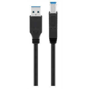 GOOBAY καλώδιο USB 3.0 93655, 5 Gbit/s, 1.8m, μαύρο 93655 GOOBAY καλώδιο USB 3.0 93655, 5 Gbit/s, 1.8m, μαύρο 93655