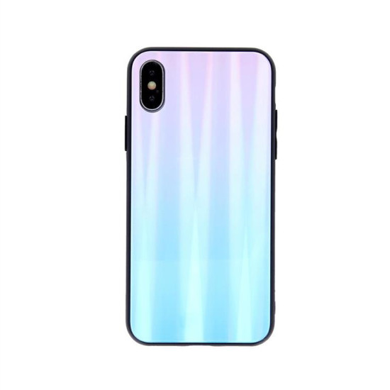 Aurora Glass case for Xiaomi Redmi Note 8T blue-pink GSM099541