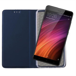 ΘΗΚΗ XIAOMI REDMI NOTE 4X 5.5" MAGNET BOOK STAND DARK BLUE ΘΗΚΗ XIAOMI REDMI NOTE 4X 5.5" MAGNET BOOK STAND DARK BLUE