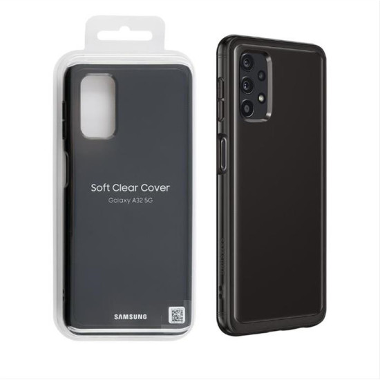 SAMSUNG A32 5G A326 6.5" SOFT CLEAR COVER EF-QA326TBEGWW BLACK