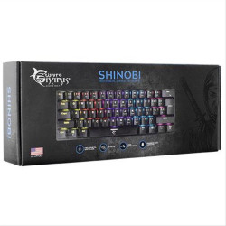WHITE SHARK MECHANICAL KEYBOARD SHINOBI BLACK GK-2022B