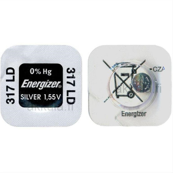 ENERGIZER 317 Μπαταρία ρολογιών σε συσκευασία 1 μπαταρίας.