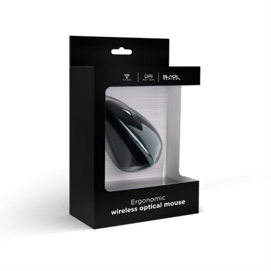 GEMBIRD WIRELESS ERGONOMIC 6-BUTTON OPTICAL MOUSE BLACK
