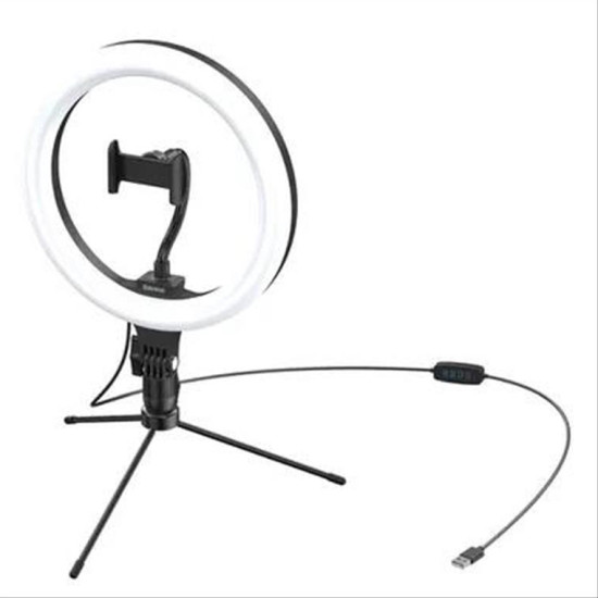 BASEUS Led RING lamp 10inch with holder for mobile CRZB10-A01