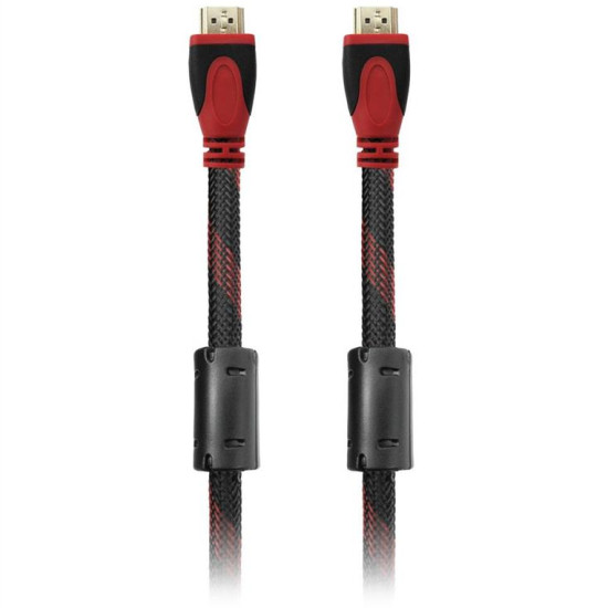 Καλώδιο HDMI Μ/Μ DeTech, 3m, Πλεξούδα και Φερριτή - 18019 Καλώδιο HDMI Μ/Μ DeTech, 3m, Πλεξούδα και Φερριτή - 18019