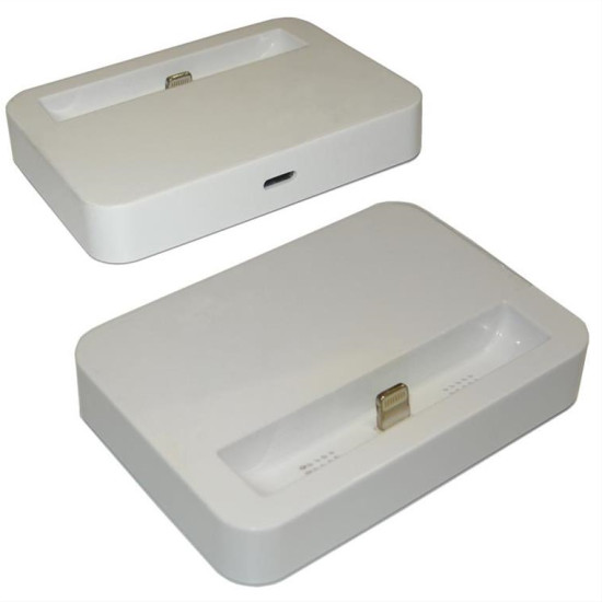 DOCKING STATION IPHONE SE/5/5C/5S WHITE