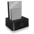 ICY BOX Docking Station για 2 σκληρούς δίσκους SATA HDD/SSD 2.5" και 3.5" λειτουργίες Clone και JBOD