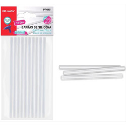 MP μπάρες σιλικόνης PP040 για θερμοπίστολο, 7.1mm x 20cm, 10τμχ PP040