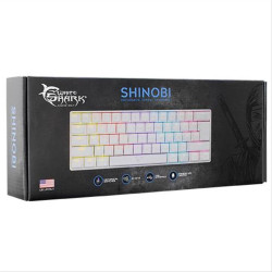 WHITE SHARK MECHANICAL KEYBOARD SHINOBI WHITE GK-2022 WHITE SHARK MECHANICAL KEYBOARD SHINOBI WHITE GK-2022