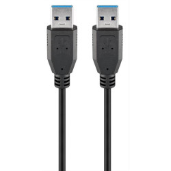 GOOBAY καλώδιο USB 3.0 SuperSpeed 93928, 5 Gbit/s, 1.8m, μαύρο
