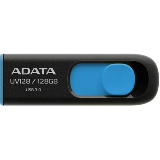 Adata DashDrive UV128 128GB USB 3.2 Gen1 Black-Blue AUV128-128G-RBE