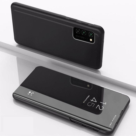 Smart Clear View Case for Huawei P40 Lite black OEM100059