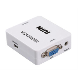 POWERTECH Video Converter VGA & 3.5mm Audio σε HDMI CAB-H107, Full HD