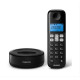 PHILIPS ασύρματο τηλέφωνο D1611B/34, με ελληνικό μενού, μαύρο PHILIPS ασύρματο τηλέφωνο D1611B/34, με ελληνικό μενού, μαύρο