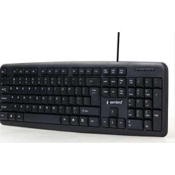 Gembird Standard Keyboard USB Black US KB-U-103