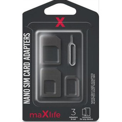 Maxlife Nano SIM card adapters OEM001641 Maxlife Nano SIM card adapters OEM001641