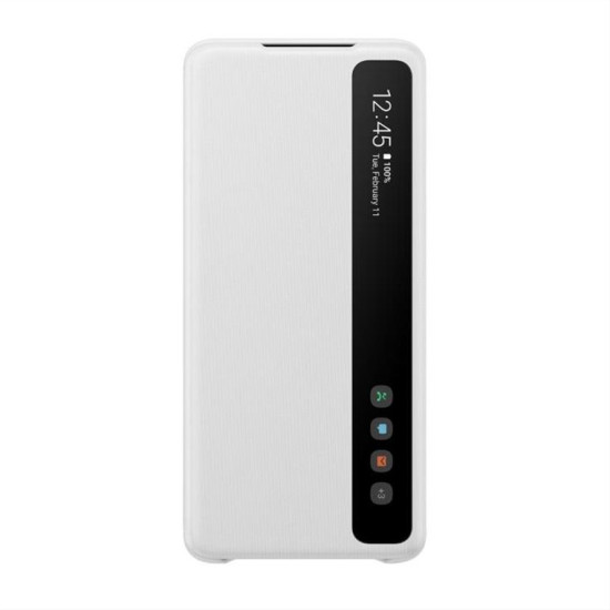 ΘΗΚΗ SAMSUNG S20 PLUS G985 CLEAR VIEW STANDING EF-ZG985CWEGEU WHITE PACKING