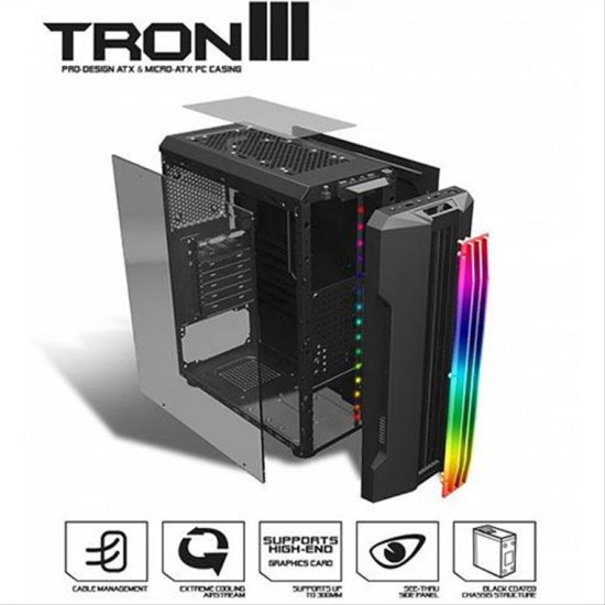 ARMAGGEDDON GAMING PC CASE TRON III ARMAGGEDDON GAMING PC CASE TRON III